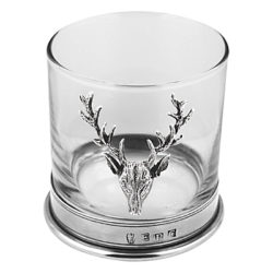 English Pewter Company Single Stag Head Tumbler